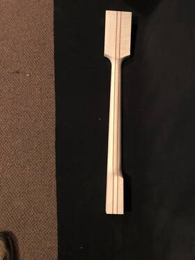 423l Penta Guitarworks Neck Blank/short Scale/ One Pice Walnut
