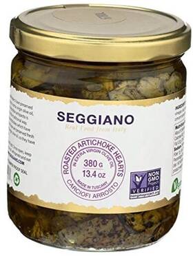 Seggiano 812603020237 Roasted Artichoke Hearts 13.4 Oz Ounce Pack Of 1