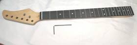 Slemonic Rjcmagn001 Electric Guitar Neck 22 Fret 25.5 Inch Maple Amaranth Fingerboard Bolt-on Headstock