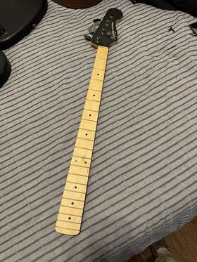 23063 Squier Fender Jazz Bass Neck Matte Black