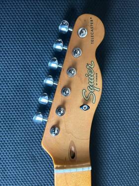 Issg22012386 Squier 40th Anniversary Maple Telecaster Guitar Neck Vintage Edition /upgrades