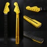 St-33 Yinfente Electric Guitar Neck Replacement Maple Rosewood Yellow Paint