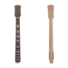 Yinfente 650226422409 Guitar Neck 22 Fret Unfinished Mahogany Rosewood Fretboard Parts