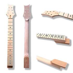 Yinfente 732173893171 Guitar Neck 22 Fret 24.75 Inch Mahogany Wood With Maple Fretboard Nice Inlay