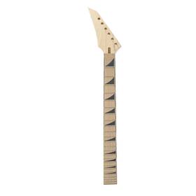 Jc-14 Yinfente Electric Guitar Neck Reverse Head 24 Fret 25.5 Inch Maple Wood For Build Guitars