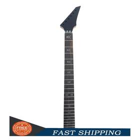 Jc-20 Yinfente 24 Fret Maple Guitar Neck 25.5 Inch Skull Inlay Rosewood Fretboard Bolt On