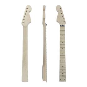 St-14 Yinfente Electric Guitar Neck Reverse Head 24 Fret 24.75 Inch Maple Wood Unfinished Diy