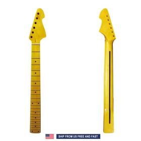 St-5-1 Yinfente Electric Guitar Neck 24 Fret 25.5 Inch Maple Fretboard Dot Inlay Replacement