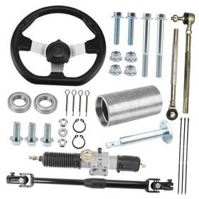 Zhebeimu Zmb-sw06 110cc Go Kart Steering Kits 270mm/10.6ftft 360 Universal Joint Assembly
