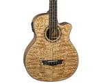 Dean Exotica Quilt Ash Acoustic/electric Bass Guitar - Gloss Natural Open Box. Fixed Price $369.99.