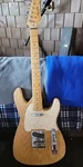 Vintage Harmony Neck Telecaster Style Guitar Custom Oak Body. Fixed Price $225.00.