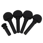 Yibuy Black Wood String Tuning Pegs End Replacement For 1/2 Size Violin. Fixed Price $18.90.