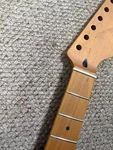22 Frets Canadian Roasted Maple S-style Electric Guitar Neck 9.5" Bone Nut Satin. Fixed Price $76.49.