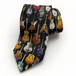 Guitar Ties Men's Electric Acoustic Neck Musician Silk Hand Made. Fixed Price $13.99.