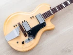 1961 Supro Silverwood 1596 Trol Rhythm Master Vintage Guitar W/ Case, Valco. Fixed Price $2199.99.