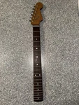Warmoth Stratocaster Neck - Roasted Flame Maple 59 Roundback Profile. Fixed Price $450.00.