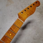 Flame Roasted Maple Neck Fits Fender Telecaster Body 21 Frets 50S Gloss. Fixed Price $75.00.