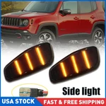 Amber For 15-23 Jeep Renegade Front Bumper Fender Side Marker Light Reflector. Fixed Price $22.79.