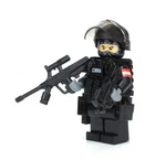 Battle Brick Eko Cobra Austrian Police Made With Real Lego Minifigure. Fixed Price $14.99.