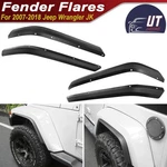 4PCS Front & Rear Fender Flares For 2007-2018 Jeep Wrangler Jku W/ Hardware. Fixed Price $79.99.