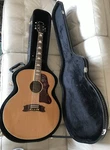 Cortley CF85 Maple Back, Neck Guitar Spruce Top Some Dinks New Case Sounds Great. Fixed Price $400.00.