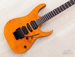 1996 Ibanez J Custom RG1508 Hsh Amber Flame Top, Near-mint W/ Dimarzio. Fixed Price $3099.99.