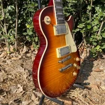 Discount Electric Guitar Hh Pickups 22 Frets Chrome Hardware Flame Maple Top. Fixed Price $172.90.