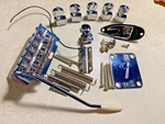 Fender Player Stratocaster Hardware Bridge Tuners "f" Neck Plate Output. Fixed Price $74.99.