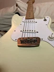 1993 Fender Duosonic Mim Olympic White Classic. Fixed Price $640.00.