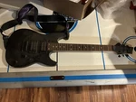 Laguna LE-50 Electric Guitar Black Satin Used. Fixed Price $65.00.