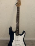 Squier Bullet By Fender 6 String Right Handed Electric Guitar Dark Blue Works. Fixed Price $179.99.