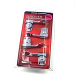 Grover Chrome Titan Heavy Duty 2+2 Bass Guitar Tuners Machine Heads 145C. Fixed Price $84.00.