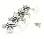 Grover Inline Nickel Vintage Style Cloverleaf Bass Tuners Machine Heads 142N4. Fixed Price $62.00.