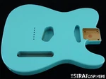 New Replacement Body For Fender Telecaster Tele, Roasted Ash, Daphne Blue. Fixed Price $139.99.