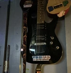Black Solid Body Electric Guitar String. Schecter OMEN-6. Fixed Price $117.00.