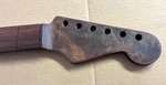Bolivian Rosewood + Claro Burl Custom Electric Guitar Neck Fits Stratocaster. Fixed Price $279.00.