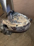 1958-1962 Corvette C1 Driver Side Lower Front Fender Parking Light Fiberglass. Fixed Price $100.00.