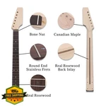 Fojill Unfinished Maple Neck Electric Guitar Kit Mahogany Body. Fixed Price $209.99.