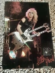Vintage 1984 Lita Ford Cardstock Nice Man Merchandise Record Store Promo Poster. Fixed Price $125.00.