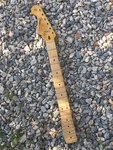 Lefty Custom Aged Mighty Mite Heavy Relic Fender Strat Guitar Neck Amber Nitro. Fixed Price $497.99.