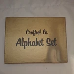Vintage Craftool Leather Tooling 3/4" Wood Grain Alphabet Stamp Set No. 8139. Fixed Price $59.95.