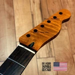 Sale Roasted Flame Maple Rosewood Neck Telecaster Fits Fender Warmoth TR0M. Fixed Price $169.00.