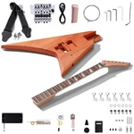 Leo Jaymz Diy Electric Guitar Kits In Al Style - Mahogany Body And Neck Lau.... Fixed Price $205.71.