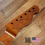 Vintage 21 Fret Roasted Maple Telecaster Neck Fits Fender Warmoth Body Vtmy. Fixed Price $127.00.