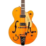 Gretsch Guitars G6120T Nashville Hollowbody Electric Vintage Orange Stain. Fixed Price $3799.99.