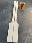 Acoustic Parlor Neck Blank Model P12 Low Flamed Maple/walnut STRIPE/25.4 Scale. Fixed Price $149.95.