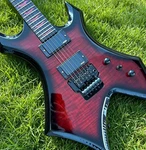 Warehouse B.c Rich Warlock Style Electric Guitar Red Black Emg Pickups. Fixed Price $249.76.