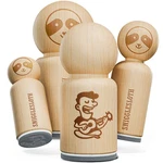 Cartoon Musician Guitar Singing Rubber Stamping Crafting Planners. Fixed Price $6.49.