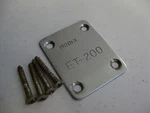 Original Vintage 60S Teisco ET-200 Guitar Logo Neck Plate Part For Project. Fixed Price $20.00.