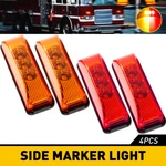 4PCS Marker Lights 3-LED Truck Trailer Clearance Side Amber Red Waterproof. Fixed Price $13.29.